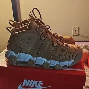 Men Wheat uptempo Nike Wheat size 10.5 used Nike Air More Uptempo Premium Wheat for Sale - Authenticity  main image 2